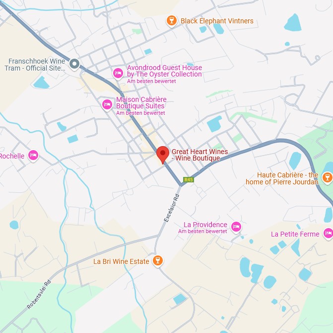 Great Heart Wines Map