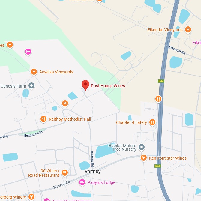 Post House Vineyards Map