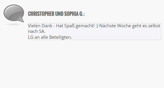 Kunden Kommentar zur Online Weinverkostung