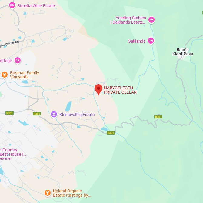 Nabygelegen Private Cellar Map