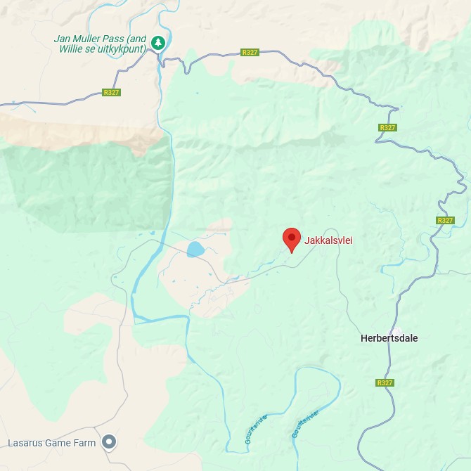 Jakkalsvlei Map