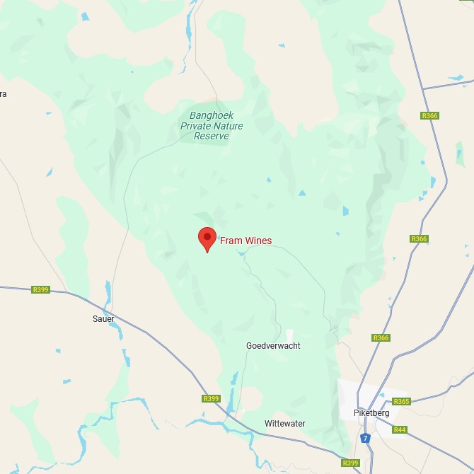 Fram Wines Map