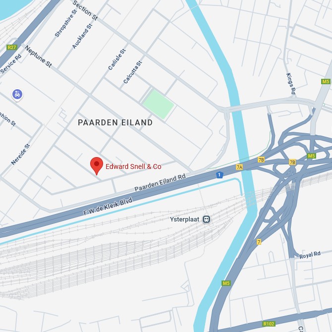 Edward Snell & Co. Map