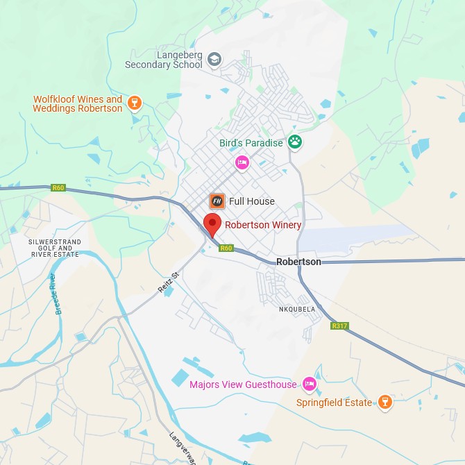 Robertson Winery Map