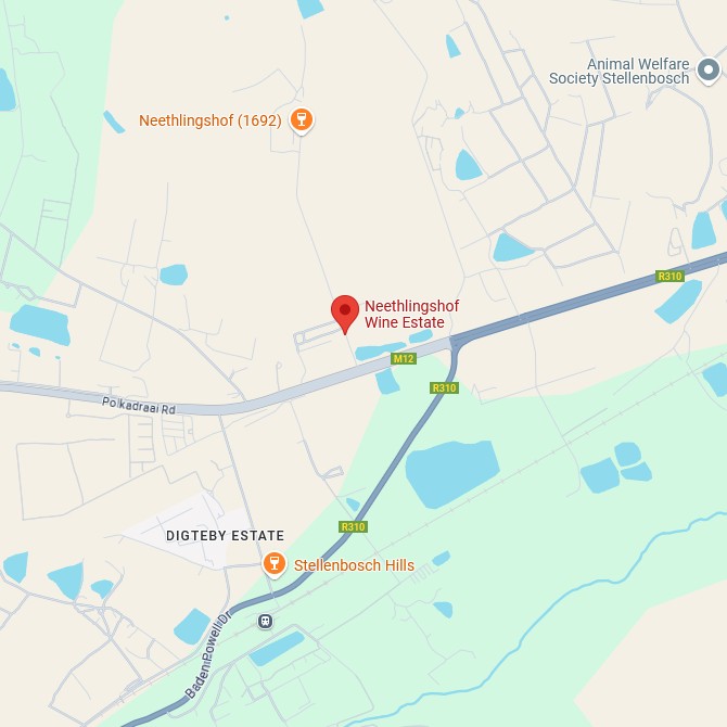 Neethlingshof Map