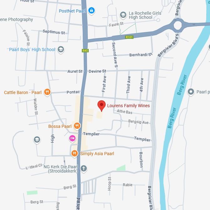 Lourens Family Wines Map