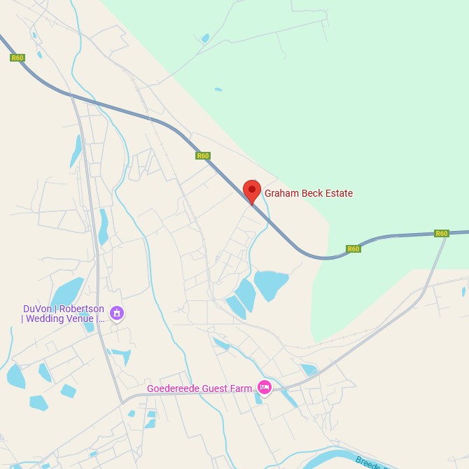 Graham Beck Wines Map