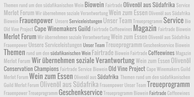 Themen rund um südafrikanischen Wein