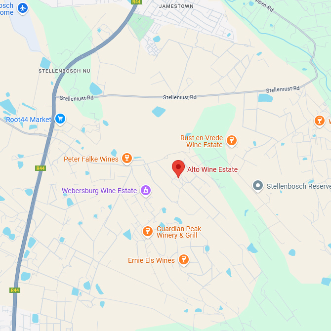 Alto Wine Estate Map