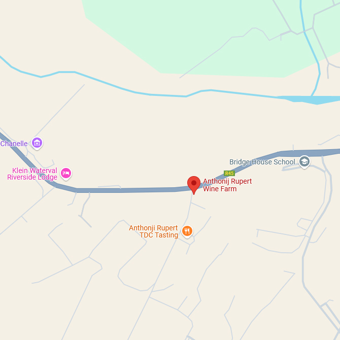 Anthonij Rupert Wines Map